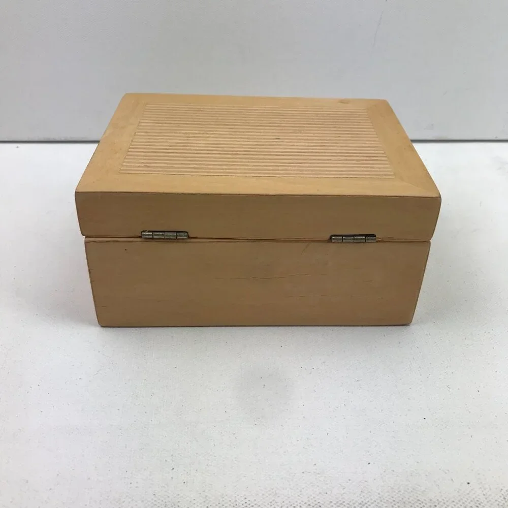 Wood Trinket Jewelry Box Latch Lock 5.75